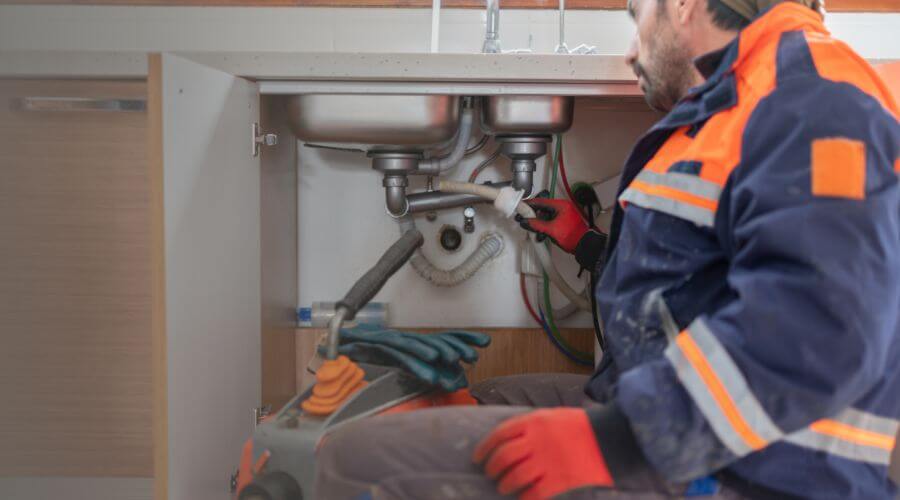 Professional slab leak plumber services in Herron, MI